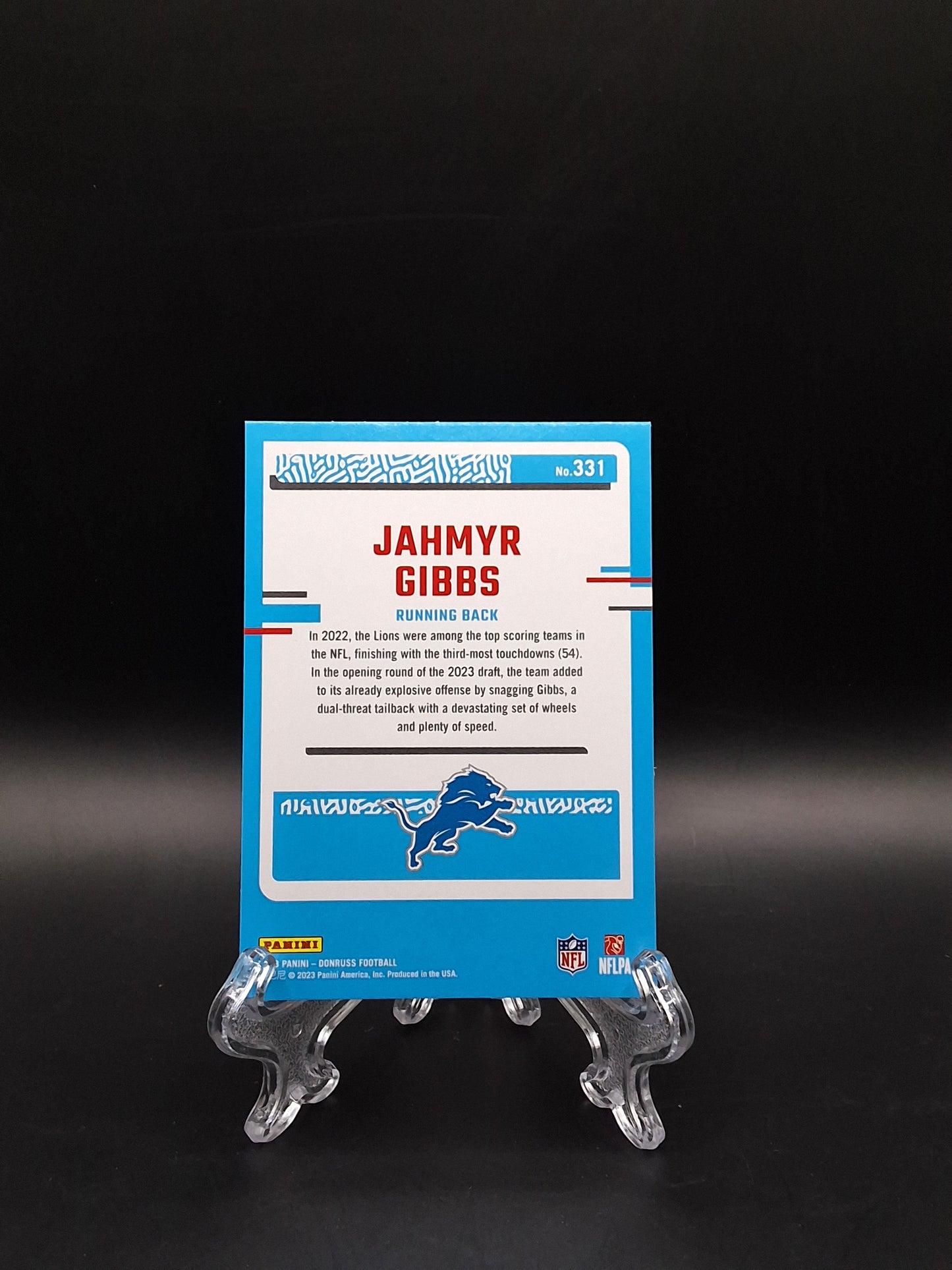 Jahmyr Gibbs Rated Rookie