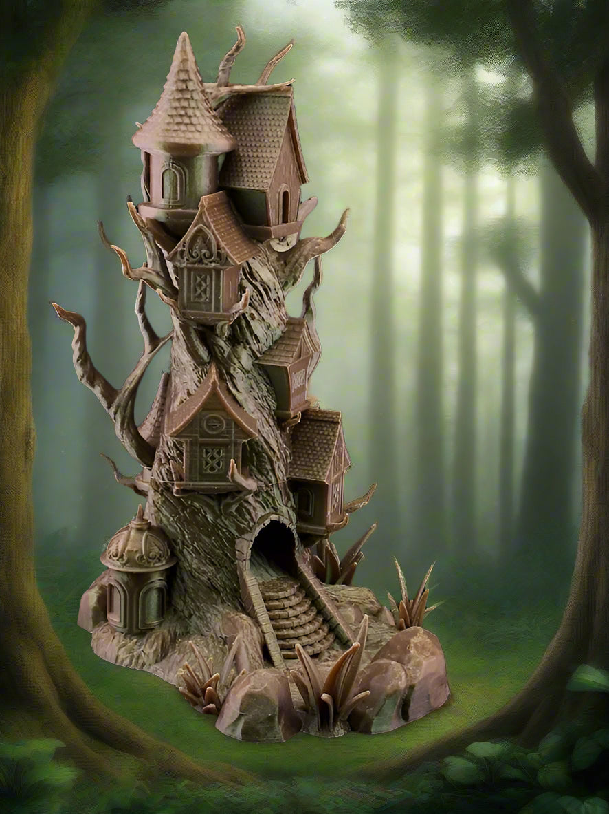 Pixie Village Dice Tower