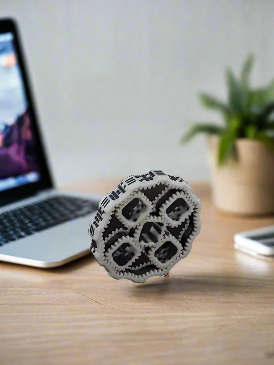 "Fragment" Square Planetary Gears Fidget Spinner