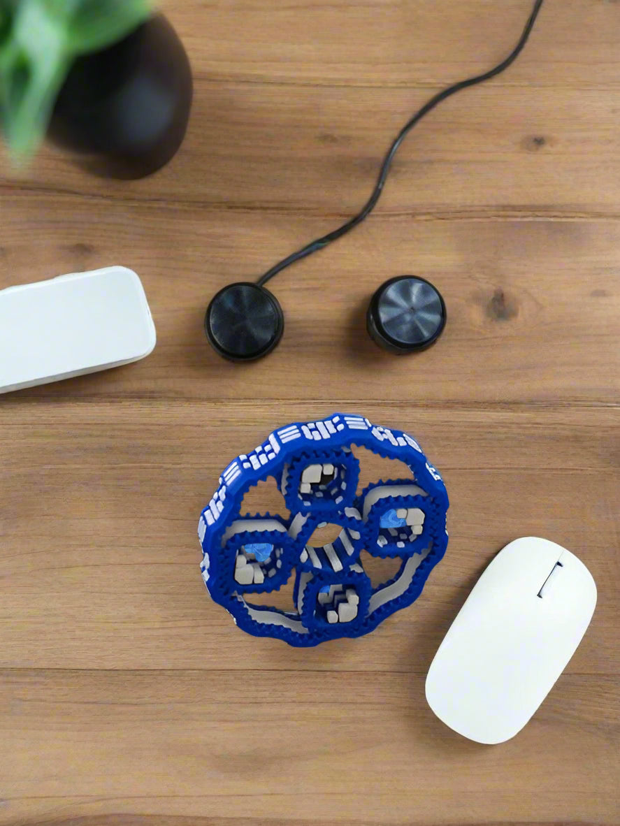 "Fragment" Square Planetary Gears Fidget Spinner