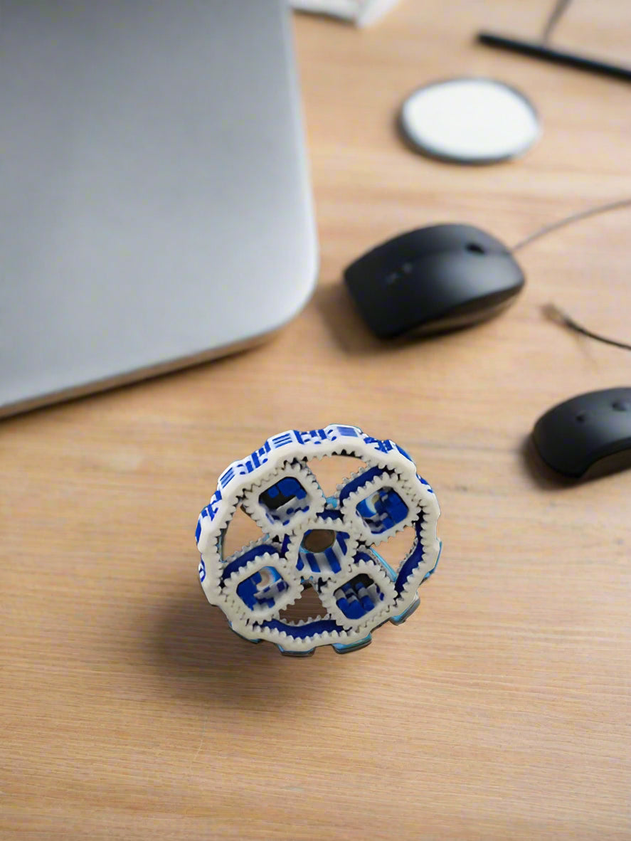 "Fragment" Square Planetary Gears Fidget Spinner