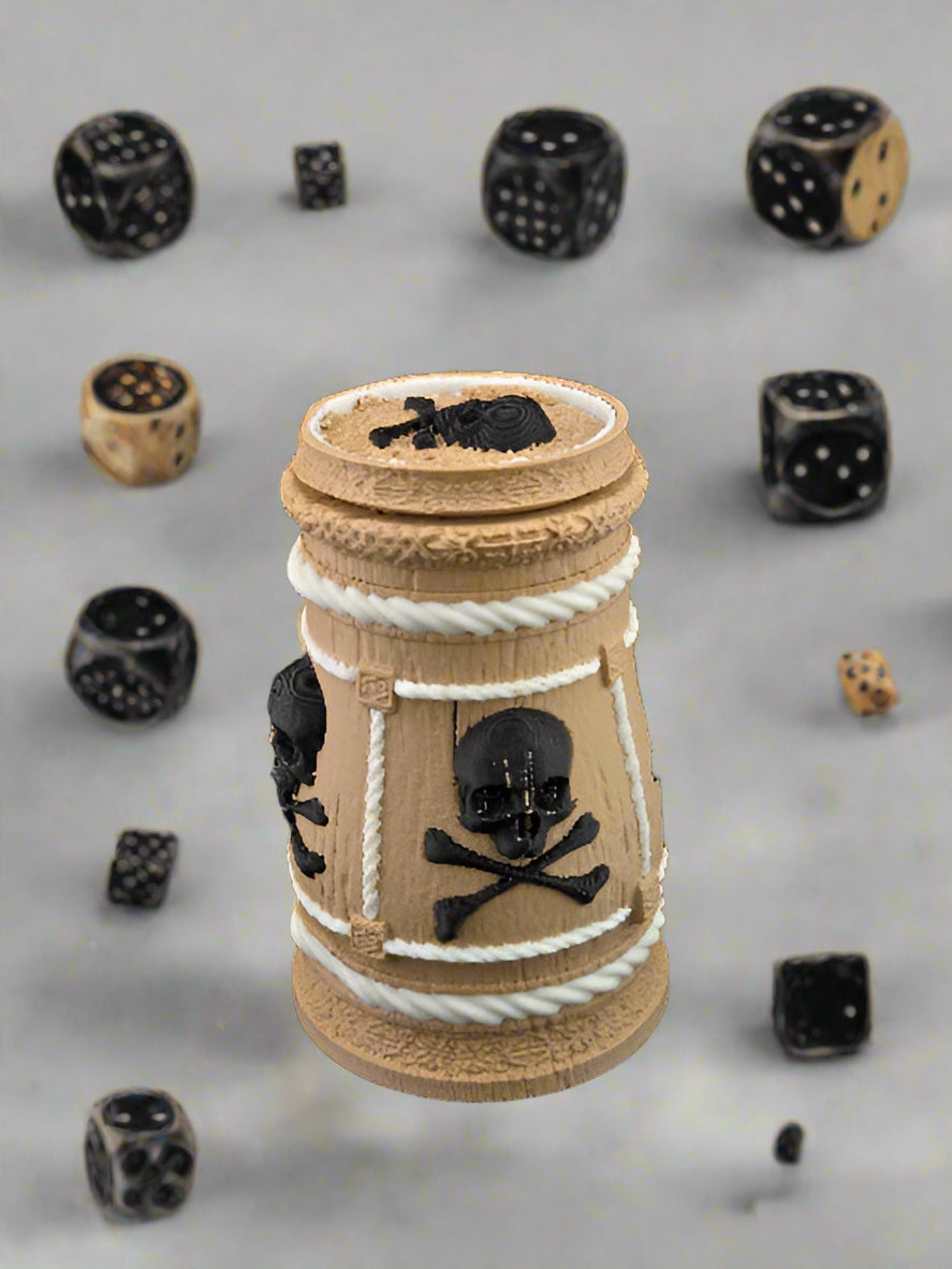Pirate Dice Cup With Cap