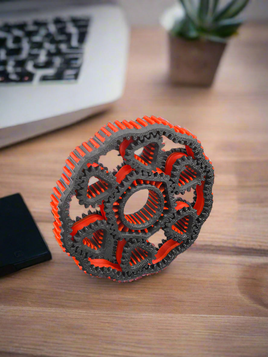 "Razor" Geometric Planetary Gears Fidget Spinner