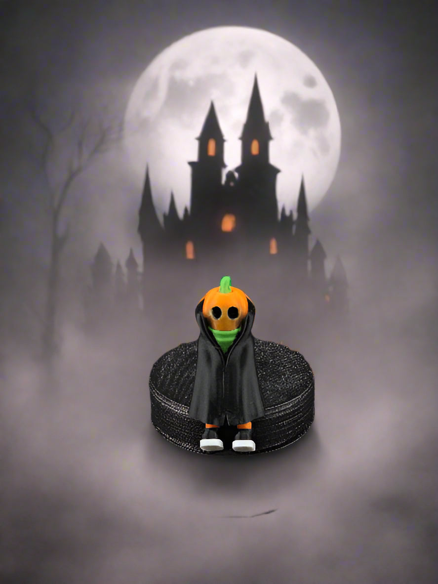 "Jack" - Cloaked Pumpkin Head