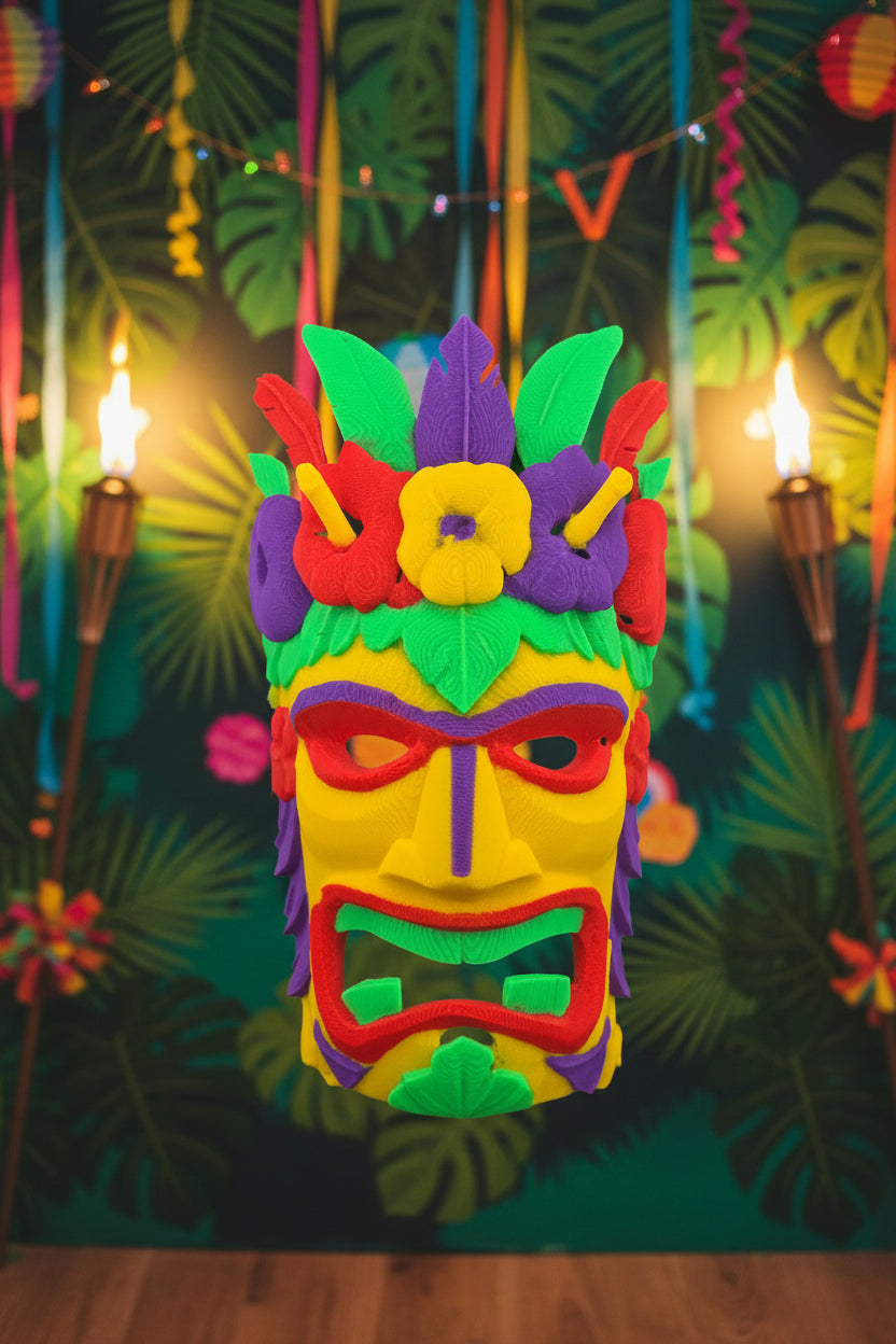 Tiki Mask Wall Hanging