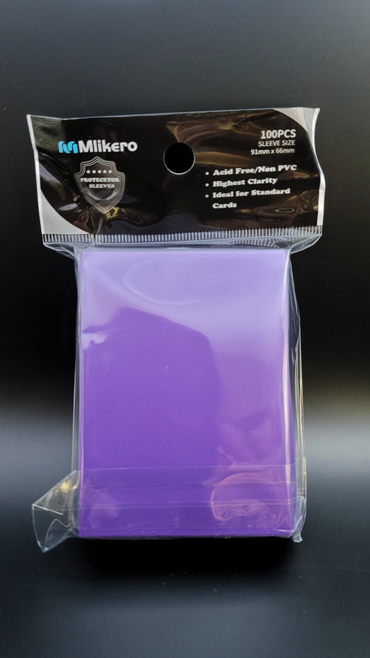 Mlikero Purple Card Sleeves