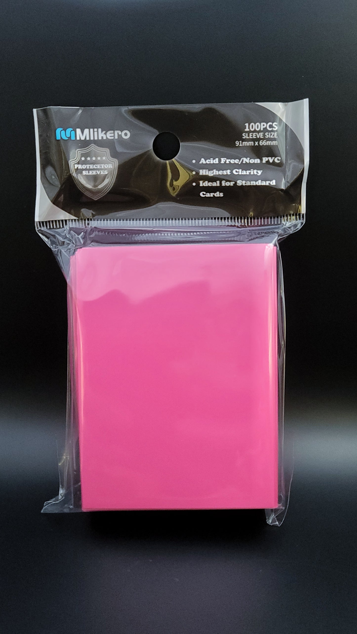 Mlikero Pink Card Sleeves