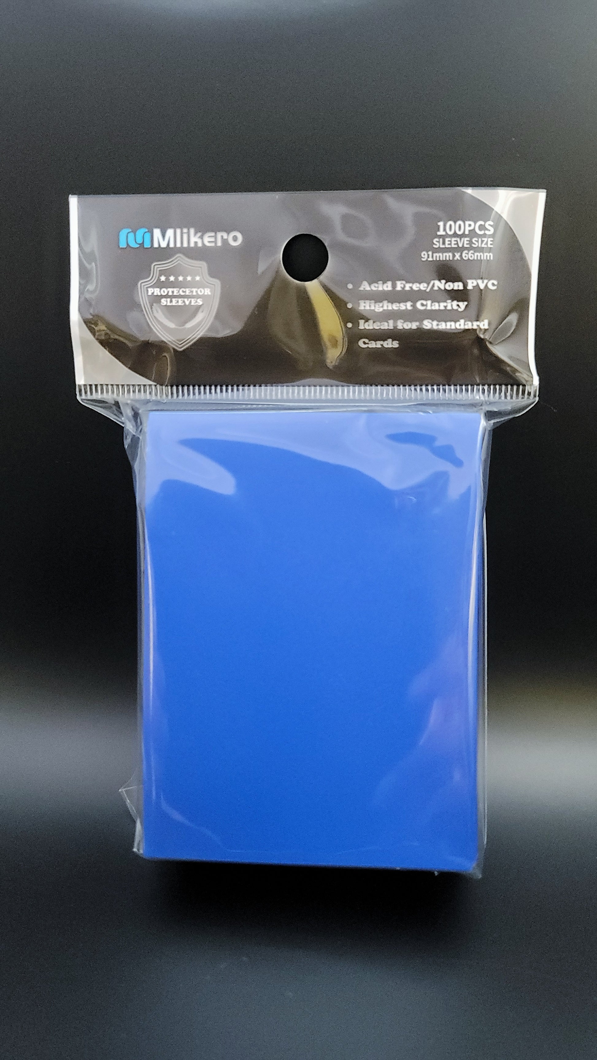 Mlikero Blue Card Sleeves Mlikero Blue Card Sleeves