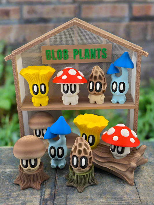Blob Mushrooms & logs (ordered separately)