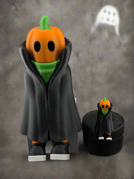 "Jack" - Cloaked Pumpkin Head