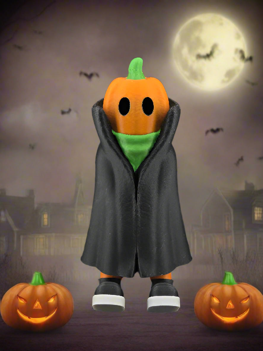 "Jack" - Cloaked Pumpkin Head