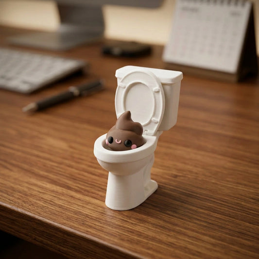 Toilet/Poop Clicker & Mints Container