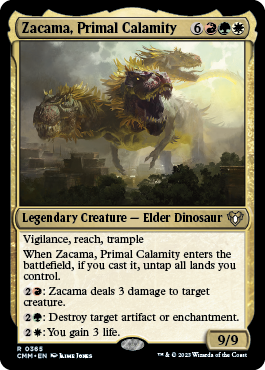 Zacama, Primal Calamity