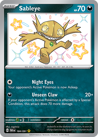 Shiny Sableye 184/091
